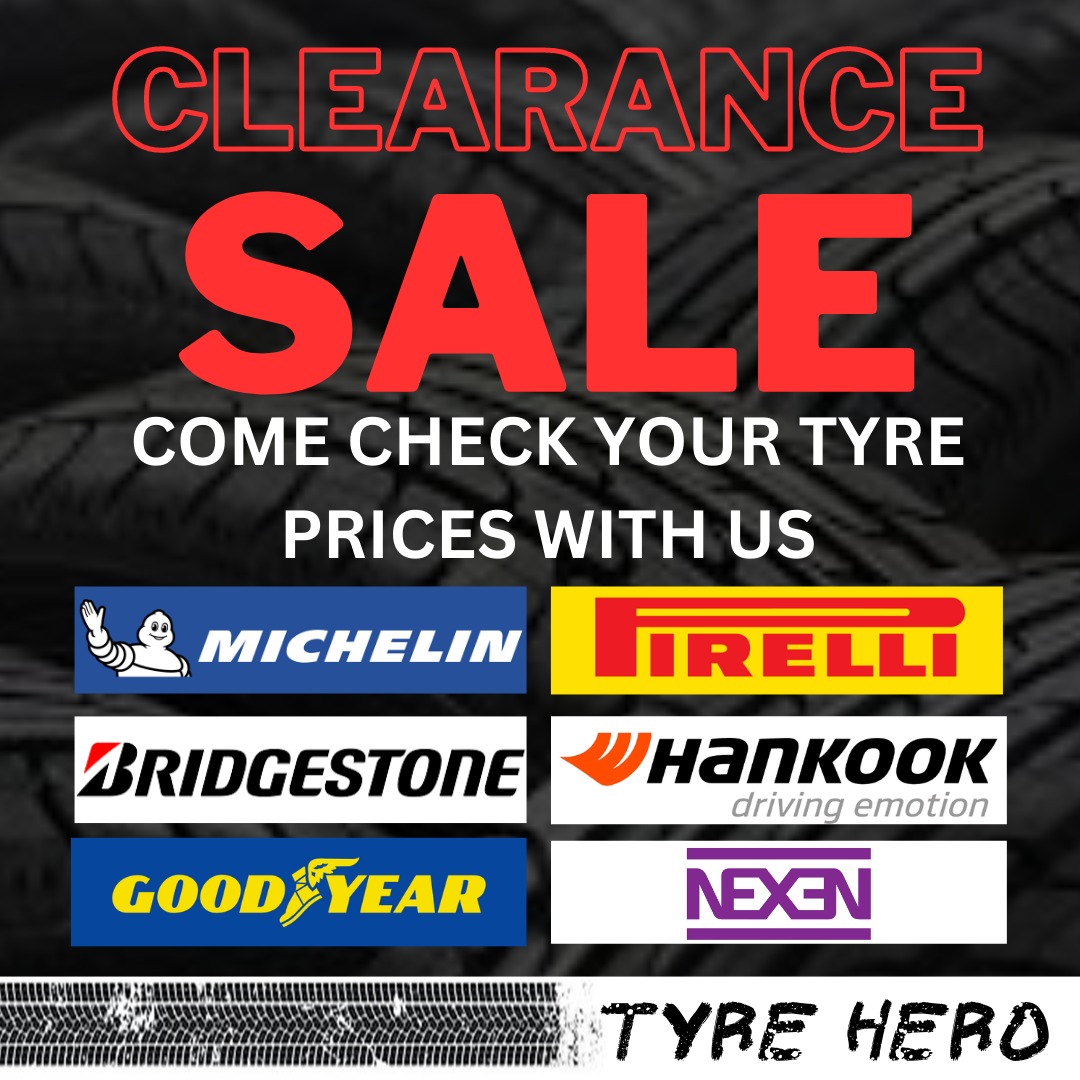 Tyre Clearance Sale! Check with us your prices today!, Car Accessories