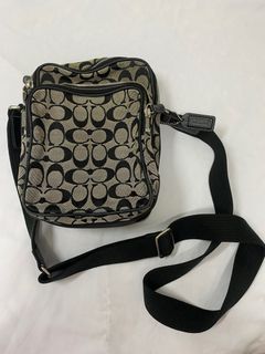 Luxuco] Free Shipping 100% Original Coach Charles Pack With Camo Print  F29713 Pouch Chest Shoulder Bag Beg Lelaki