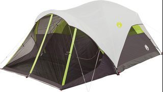 Coleman Steel Creek Fast Pitch Dome Tent with Screen Room, 6-Person - 2157802