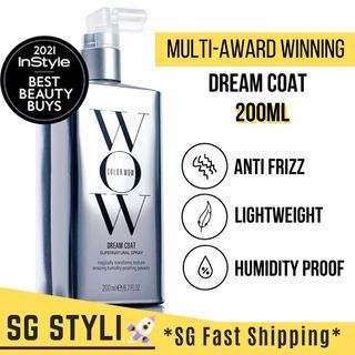 💯Color Wow Dream Coat 50ml/200ml Anti Frizz Supernatural Spray Anti-Humidity (Ideal For Frizzy Hair) *2-3 Days Delivery*