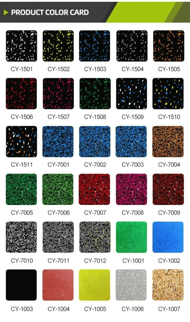 Commercial Grade Gym Flooring 1m by 1m 3cm Thick High Density Odourless