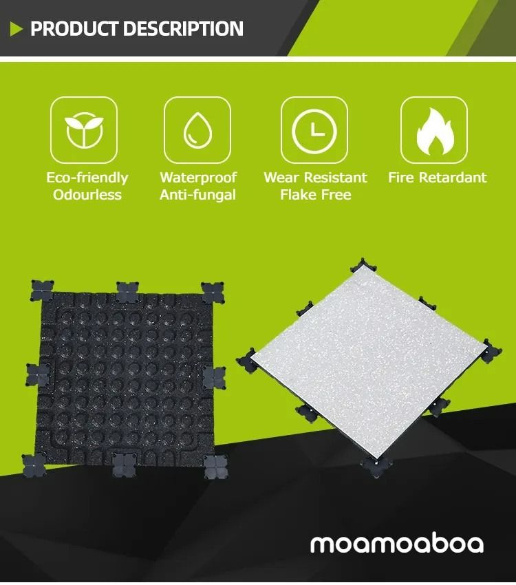 Commercial Grade Gym Flooring 1m by 1m 3cm Thick High Density Odourless