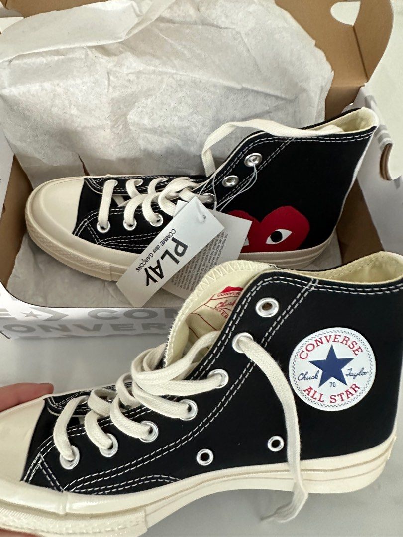 Commes Des Gar on x Converse Chuck Taylor All Star 70 High Black