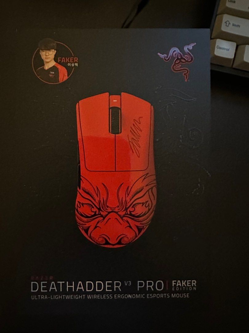 Deathadder V3 pro faker edition, 電腦＆科技, 電腦周邊及配件, 電腦 