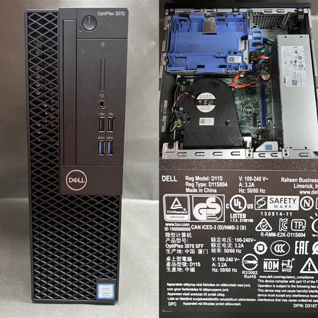 DELL 戴爾OptiPlex 3060 3070 立式機型與小機型( i5-8500 9500 3.00GHz