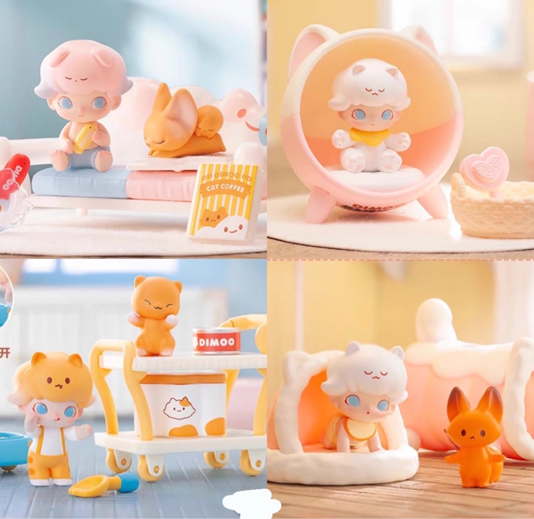 DIMOO CAT PARADISE POPMART / FULL SET / SINGLE BLIND BOX / ABLE TO ...
