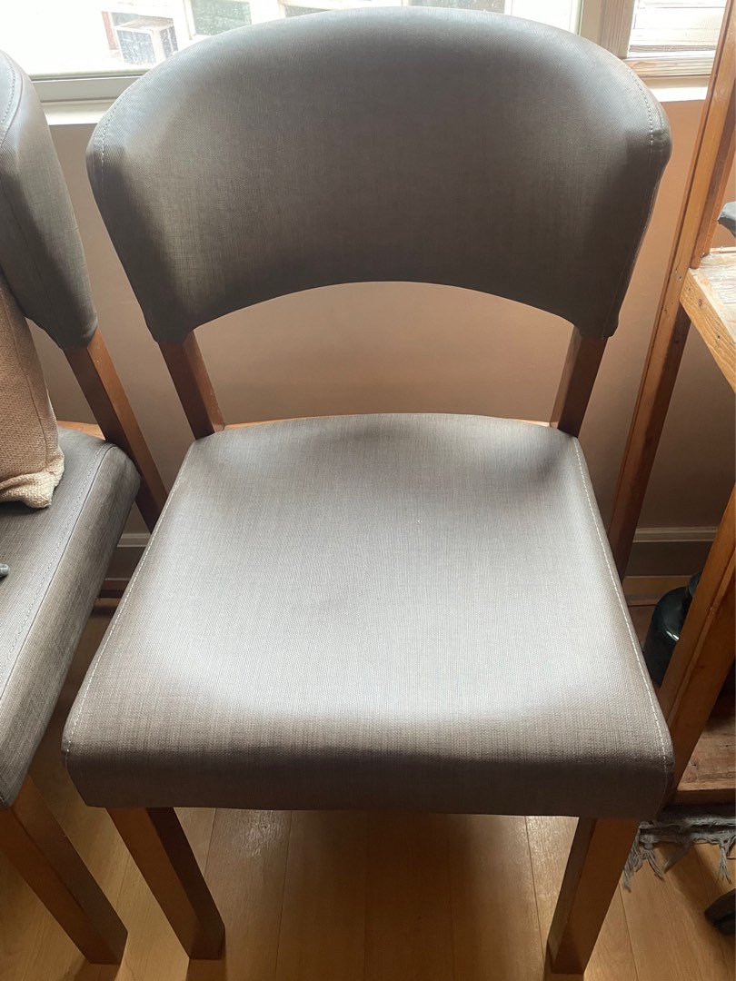 Dining chairs x2 on Carousell