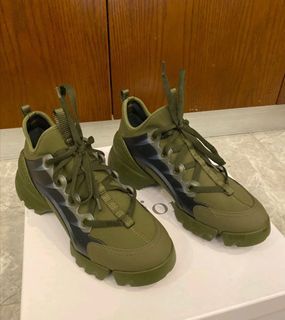green dior shoes