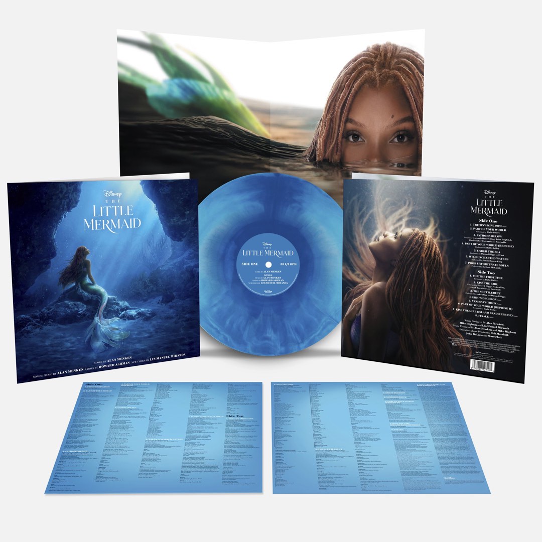 Disney's The Little Mermaid (Live Action) Soundtrack Ocean Blue Vinyl LP  Record, Hobbies  Toys, Music  Media, Vinyls on Carousell