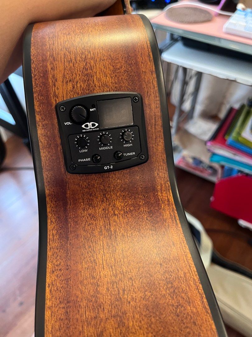 DnD Django Guitar (6 String), Hobbies & Toys, Music & Media, Musical