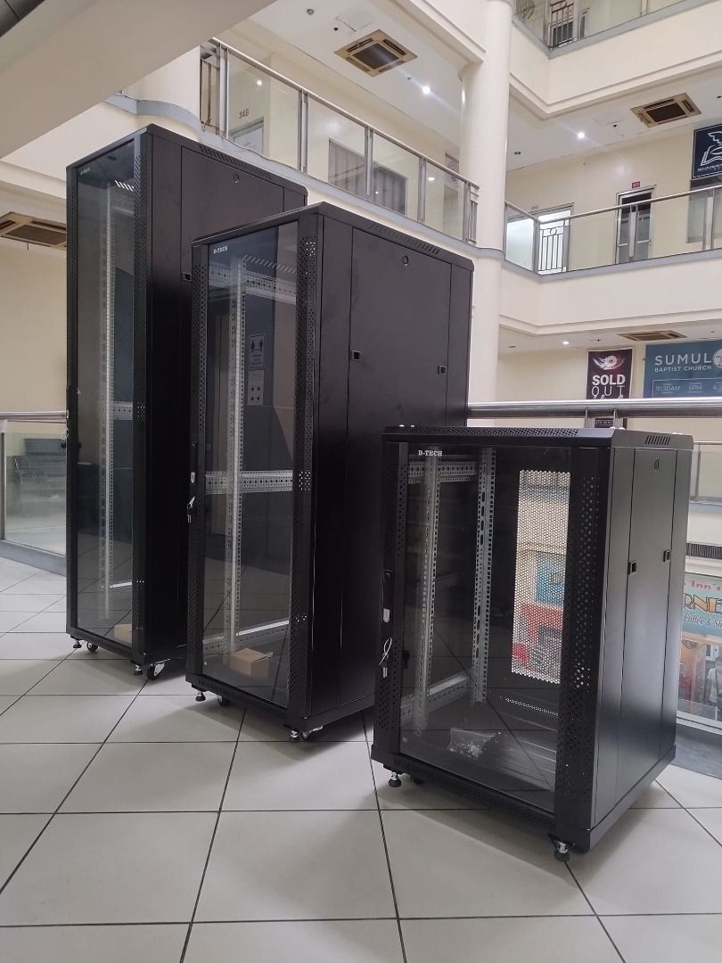 DTech Free Standing Network Data Server Rack, Furniture & Home Living, Furniture