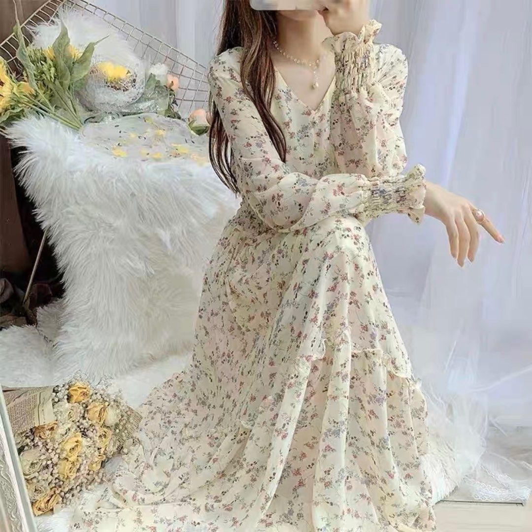 Elegant floral dress online