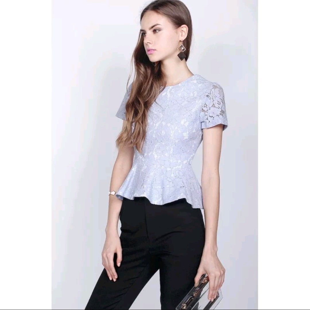 lace peplum