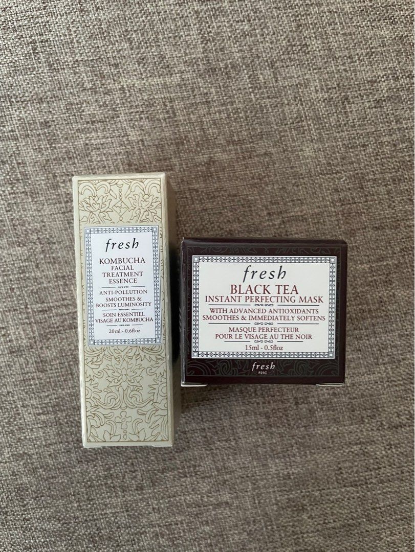 Fresh DELUXE/ TRAVEL kombucha facial treatment essence 20ml + black tea