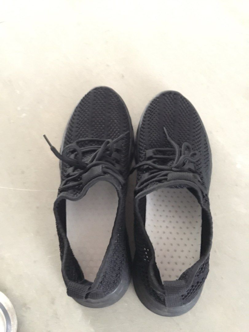 All black clearance mesh shoes