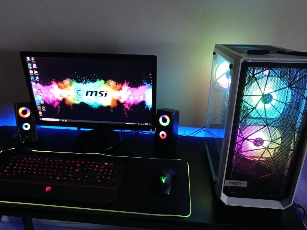 FULL SET Gaming PC RYZEN 5 GTX 1070 8gb OC WHITE BUILD, Computers