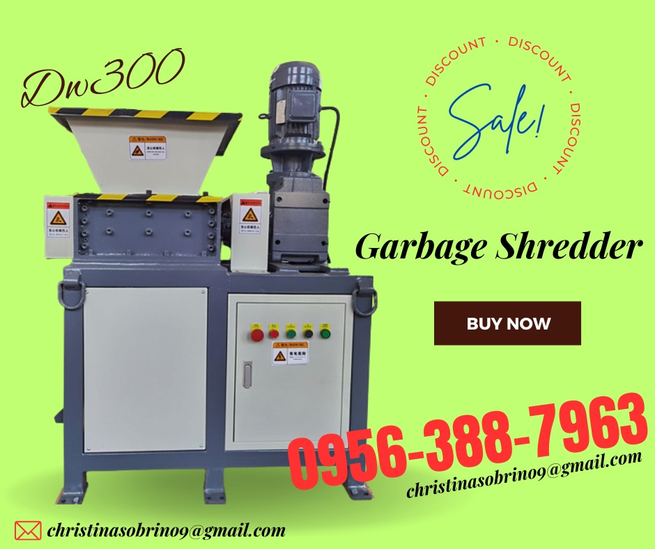 Garbage Shredder DW300, Commercial & Industrial, Industrial Equipment ...
