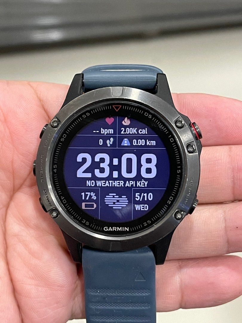 Garmin fenix deals 5 silver sapphire