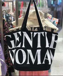 Gentle Woman tote bag black