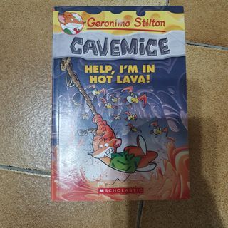 Geronimo Stilton Cavemice- Help I'm in Hot Lava book novel