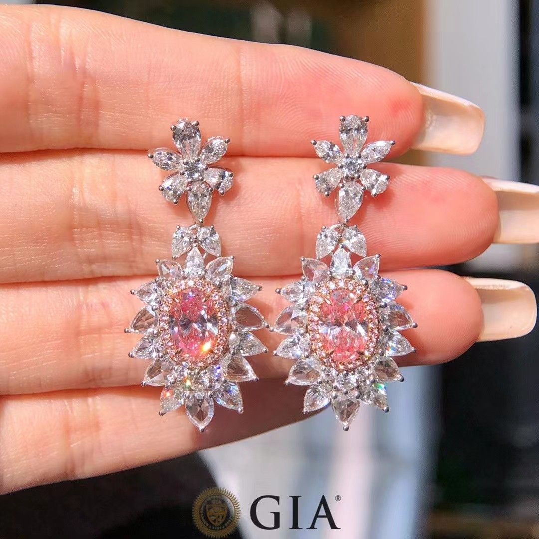 Gia cheap pink diamond