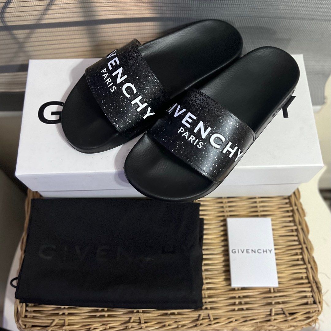 Givenchy Pool Slides Black on Carousell