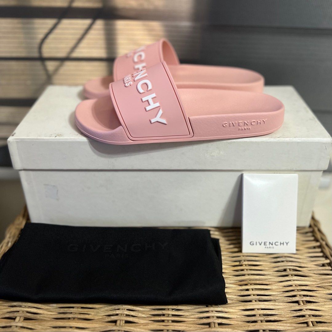 Nude givenchy slides hot sale