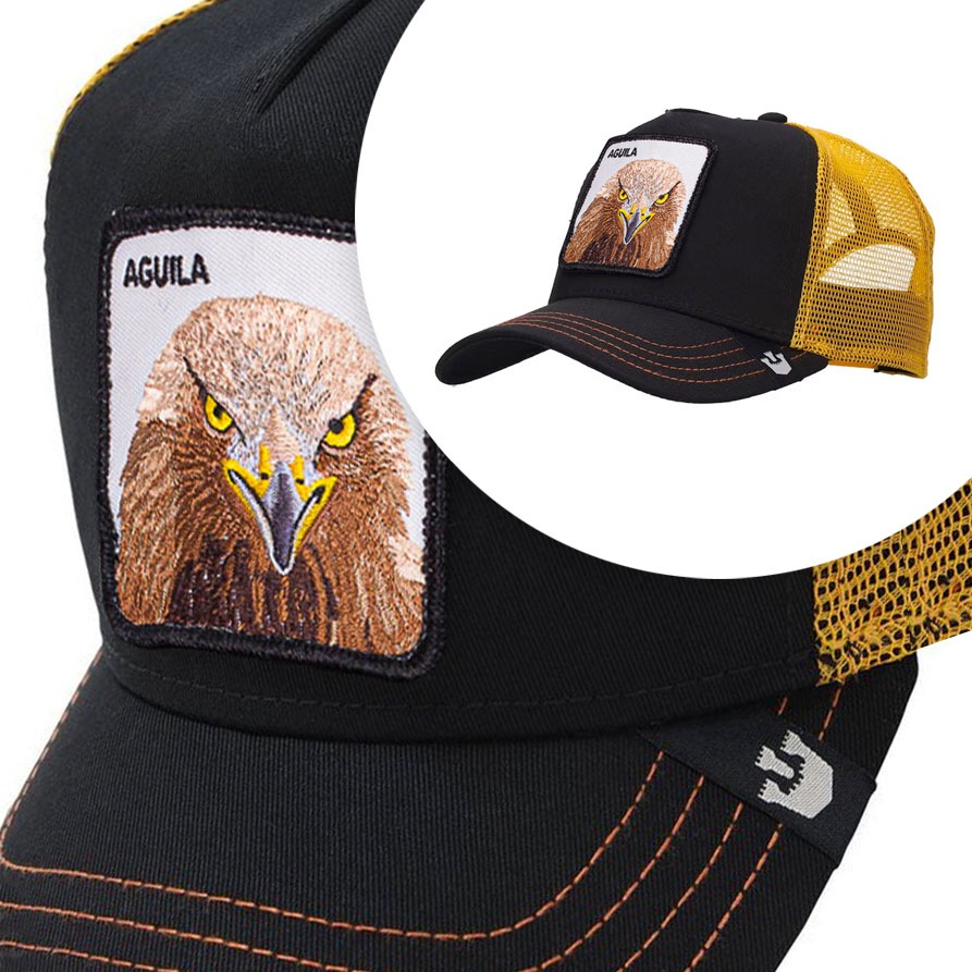 Goorin Bros Cap - Aquila Eagle Black Orange, Men's Fashion, Watches &  Accessories, Cap & Hats on Carousell