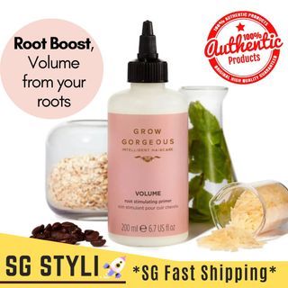 💯Grow Gorgeous Volume Root Stimulating Primer 200ml *Thickening/Density* *Ideal for Thin Hair* *2-3 Days Delivery*