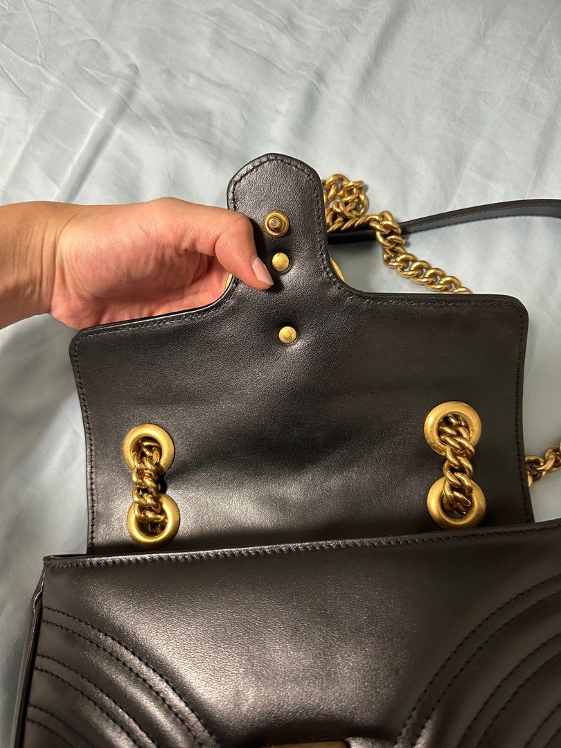Gucci GG MARMONT MATELASSÉ MINI BAG, Luxury, Bags & Wallets on Carousell