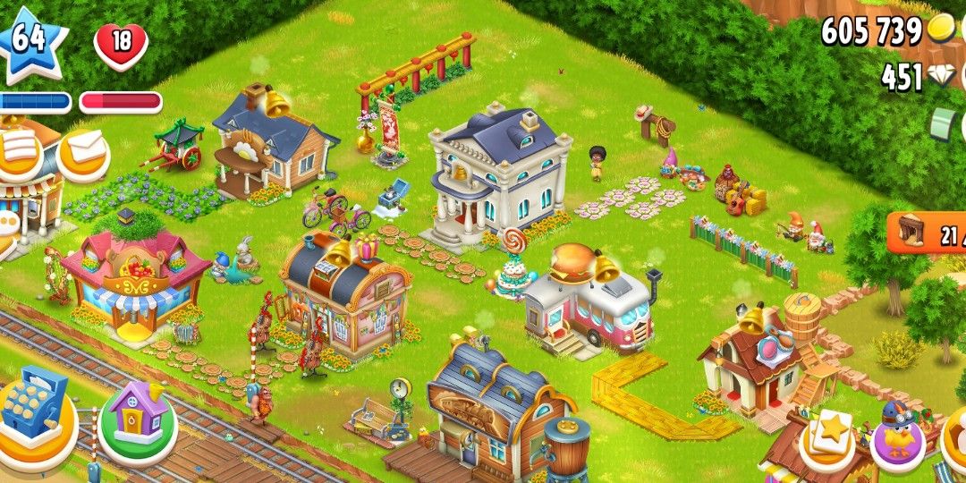 Hayday Level 64 Town Level 18, Video Gaming, Video Games, Others On  Carousell