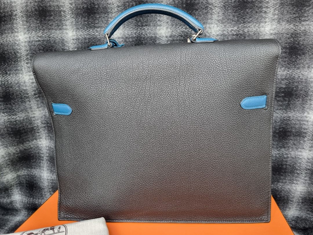 Hermes Kelly Depeche 38 Handbag Orange W:approx.38 cm H:approx