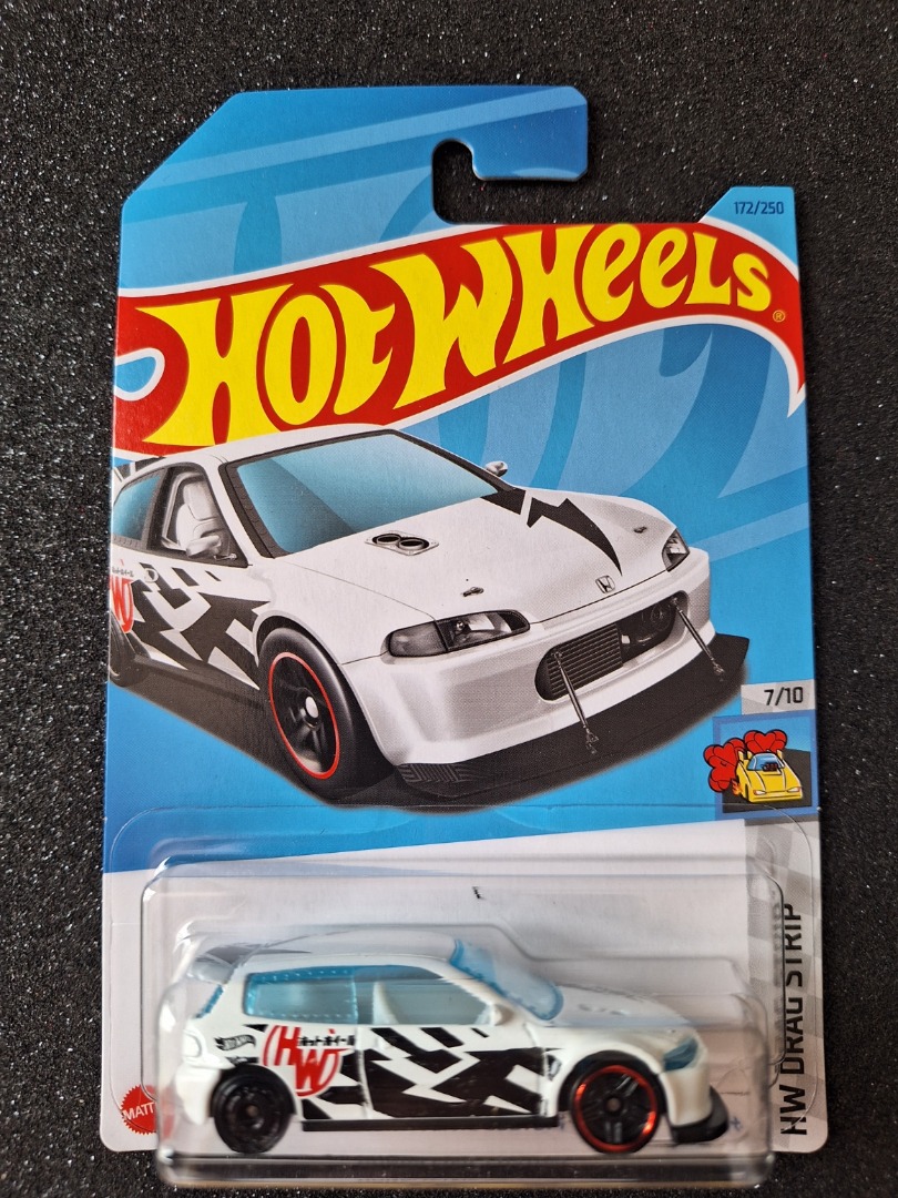 Hot Wheels Honda Civic Custom Eg White 2023 Drag Strip Hobbies And Toys Toys And Games On Carousell 6969