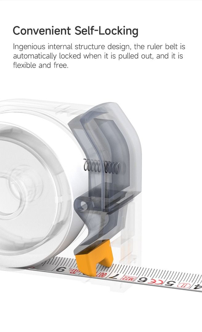 Hoto SelfLocking Measuring Tape (3meter), Furniture & Home Living