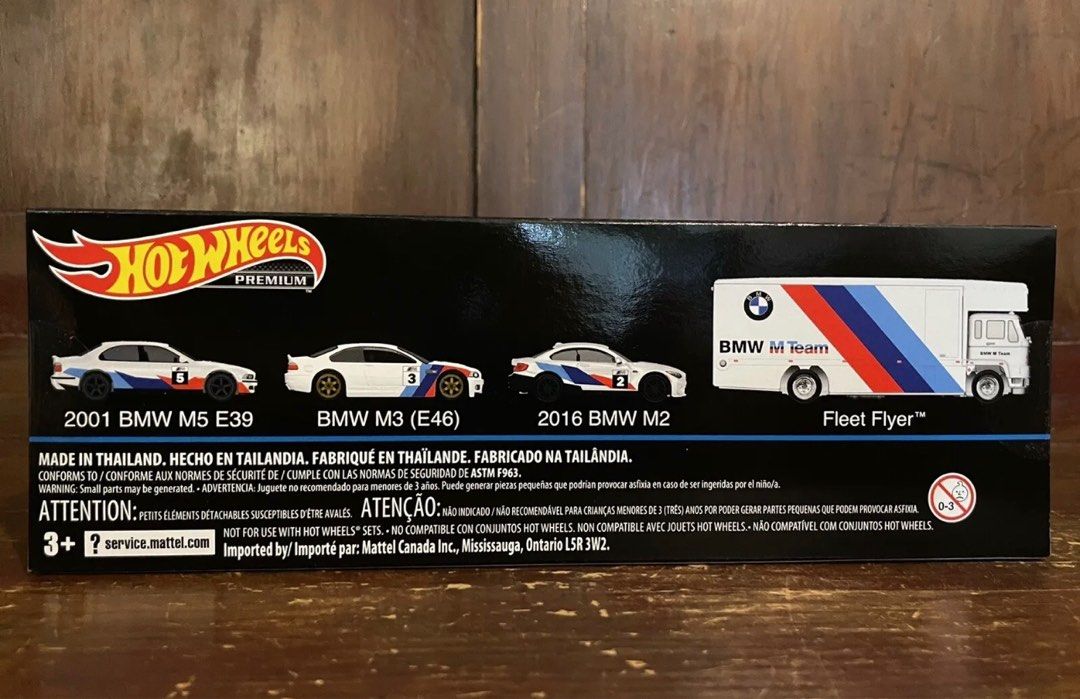 Hotwheels premium ( bmw m team fleet flyer ) rare, Hobbies & Toys, Toys & Games on Carousell