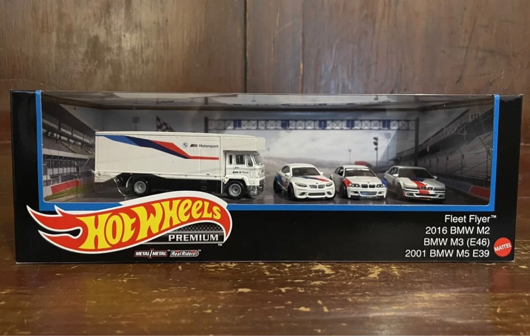 Hotwheels premium ( bmw m team fleet flyer ) rare, Hobbies & Toys, Toys & Games on Carousell