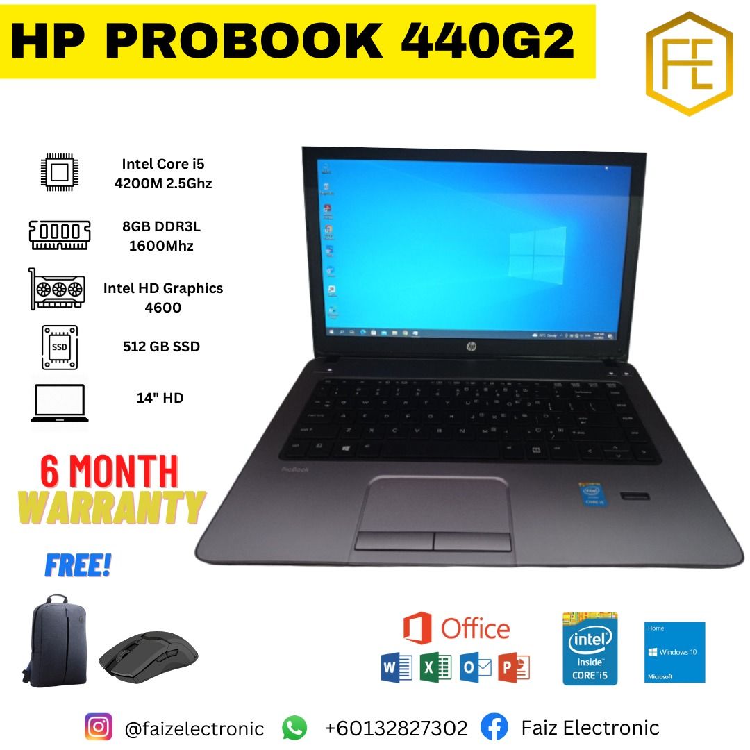 Hp Probook 440 G2 Computers And Tech Laptops And Notebooks On Carousell 0535