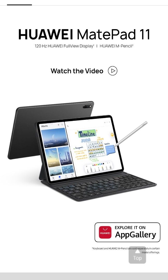 Huawei Matepad 11 (Category: Android) located in Imus. Submitted by Veanne (Listing ID 1230670271, Image 1). Description: kindlt see desciption on photos. Keyboard and pencil included. no charger anymore..
