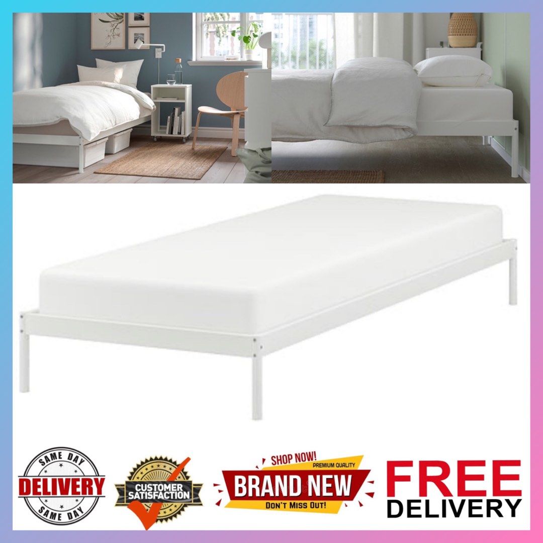 Ikea Bed Frame brand new VEVELSTAD Bed frame Malm Brimnes Hemnes Nordli ...