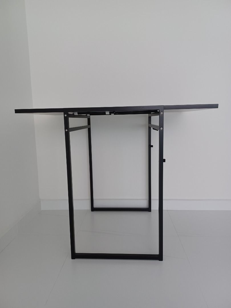 IKEA FOLDABLE TABLE/BLACK, Furniture & Home Living, Furniture, Tables