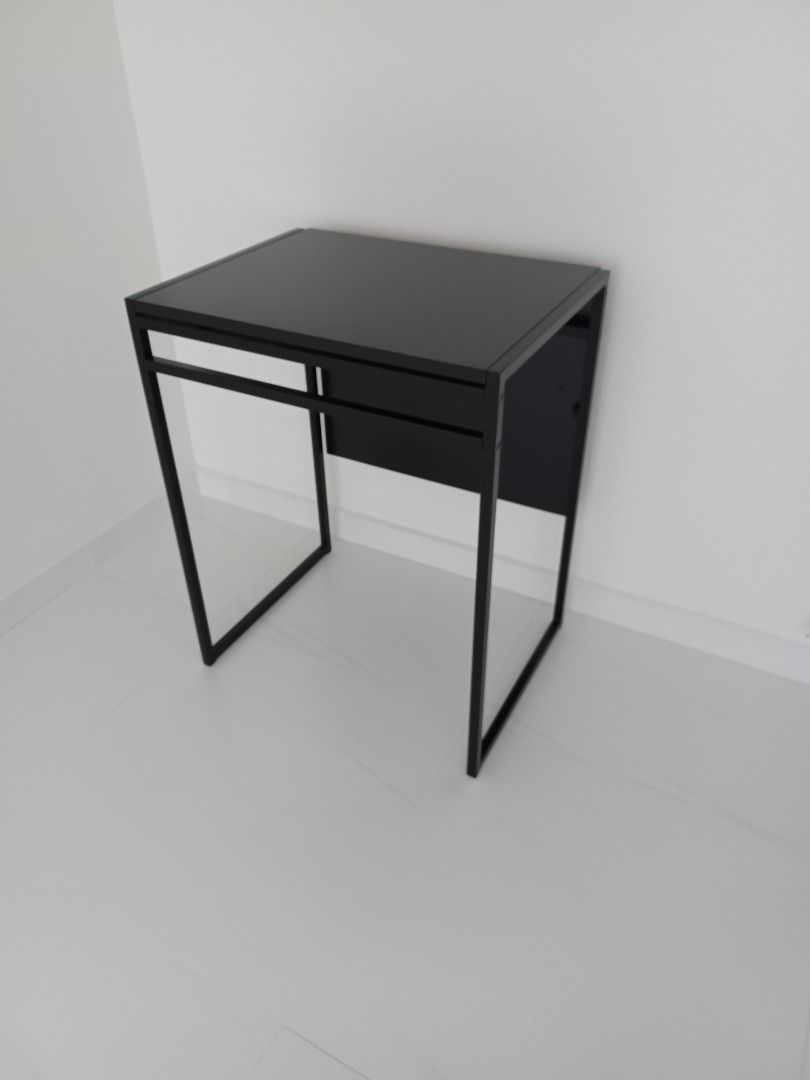 IKEA FOLDABLE TABLE/BLACK, Furniture & Home Living, Furniture, Tables
