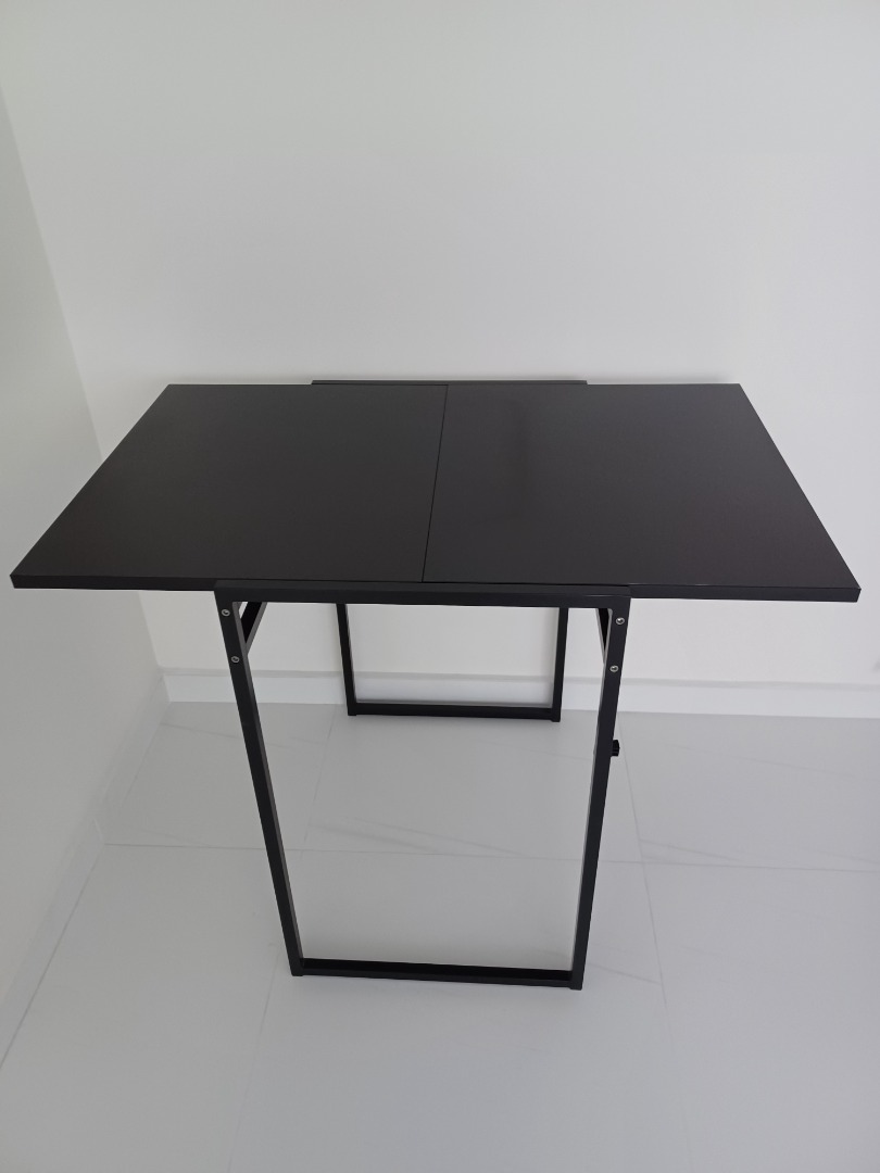 IKEA FOLDABLE TABLE/BLACK, Furniture & Home Living, Furniture, Tables