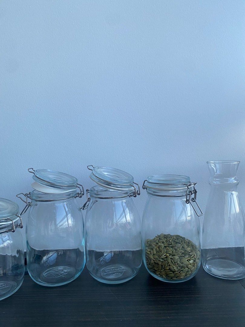 Ikea jars + vase, Furniture & Home Living, Kitchenware & Tableware, Water Bottles & Tumblers on