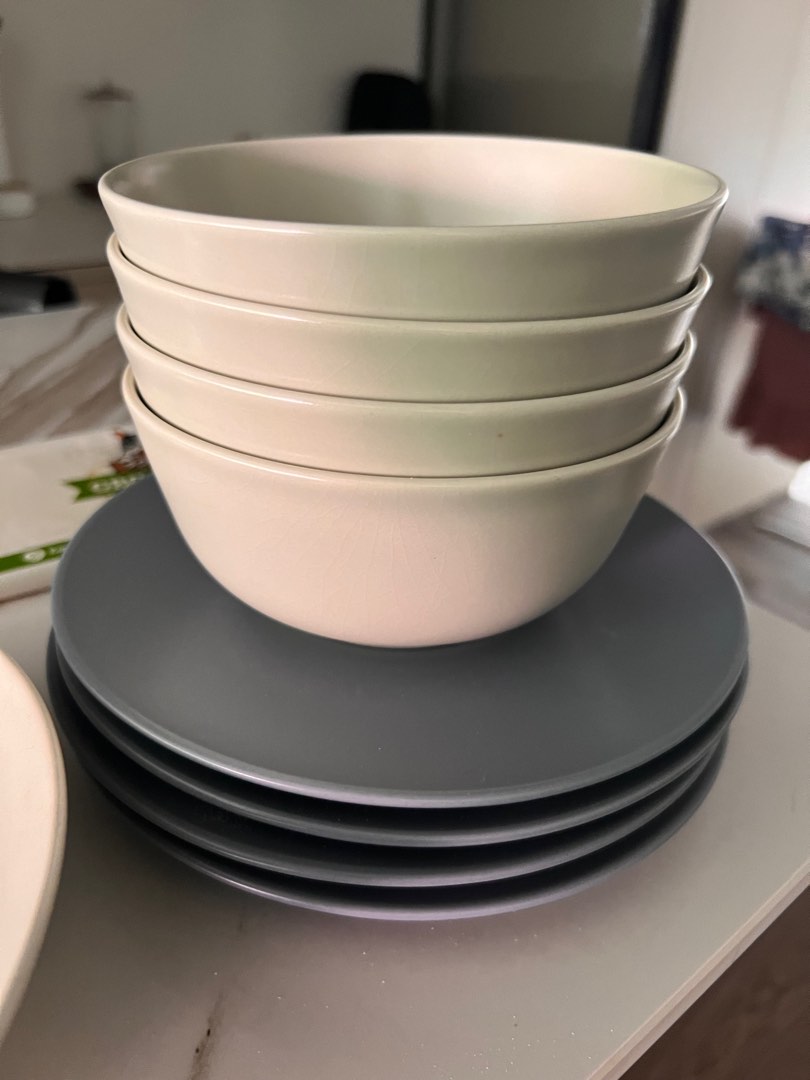 Ikea plates and bowls, Furniture & Home Living, Kitchenware & Tableware
