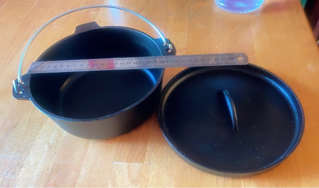 Imported Cast Iron Dutch Oven Cooking, Furniture & Home Living