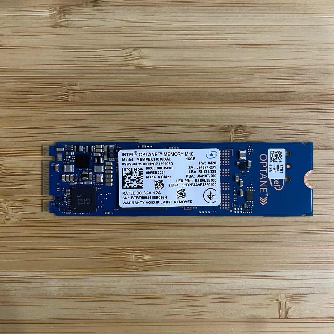 Intel Optane Memory M10 16GB M.2 NVMe SSD, Computers & Tech, Parts