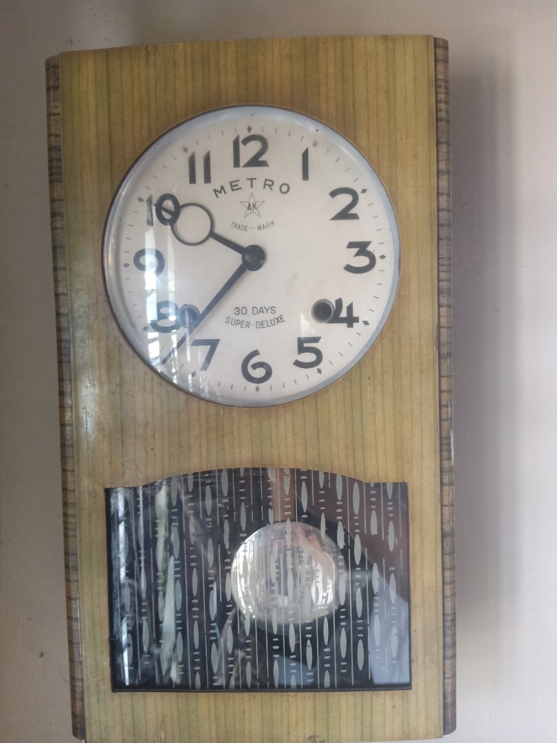 jam dinding lama, Hobbies & Toys, Collectibles & Memorabilia, Vintage