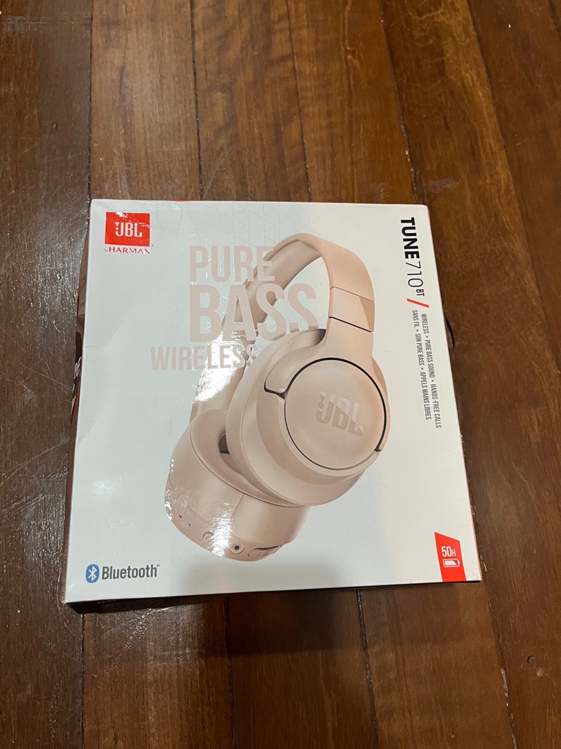 JBL Pure Bass Tune 710BT Wireless Bluetooth Headphones, Audio
