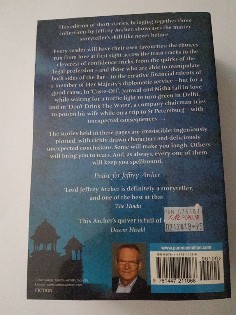 Jeffrey Archer The New Collected Short Stories, Hobbies & Toys, Books