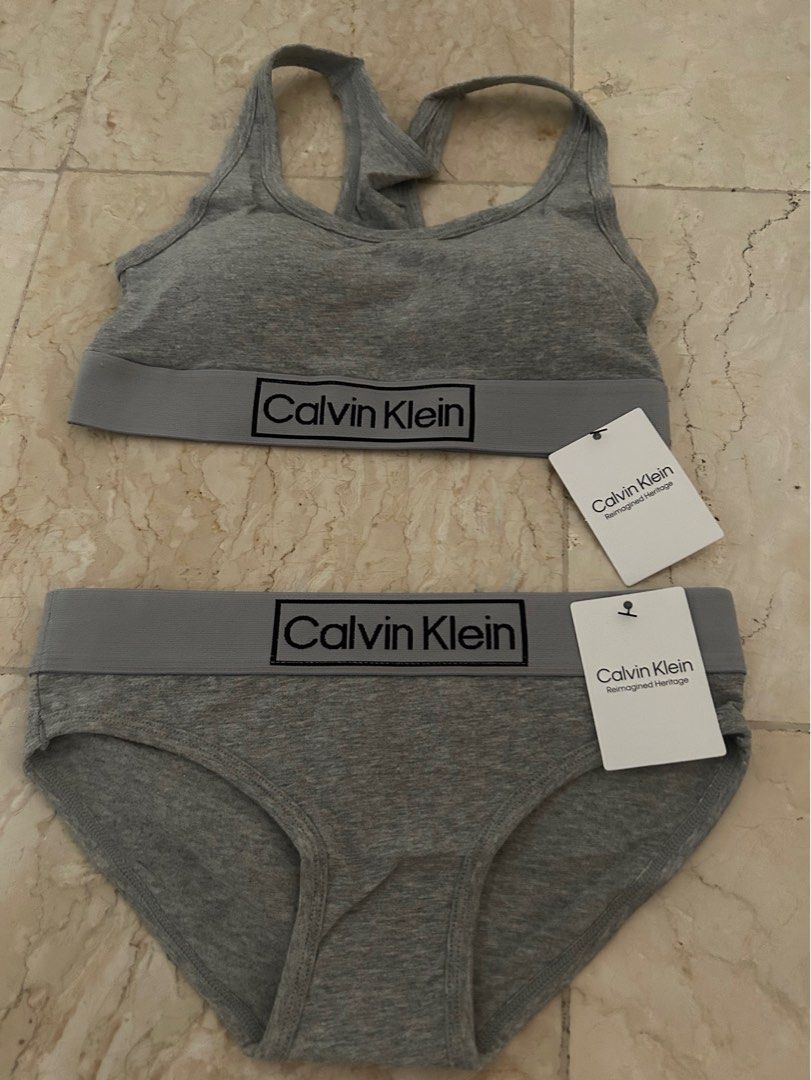 Jennie Gray Calvin Klein Set, Women's Fashion, Undergarments